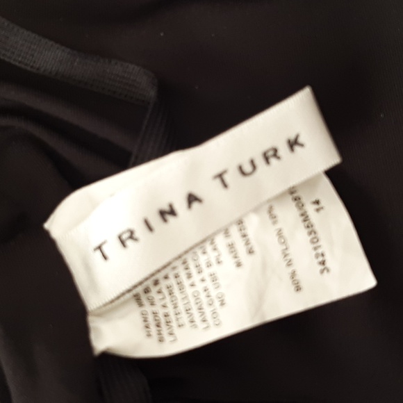 Trina Turk Birds Of Paradise One Piece Swimsuit Size 14 - Picture 9 of 10